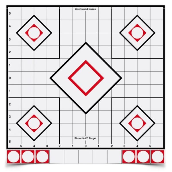 Shoot•N•C® 12 Inch Sight-In Targets - 5 pc